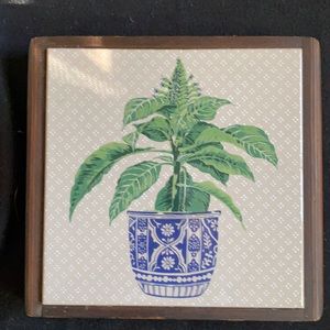 Vintage framed tile